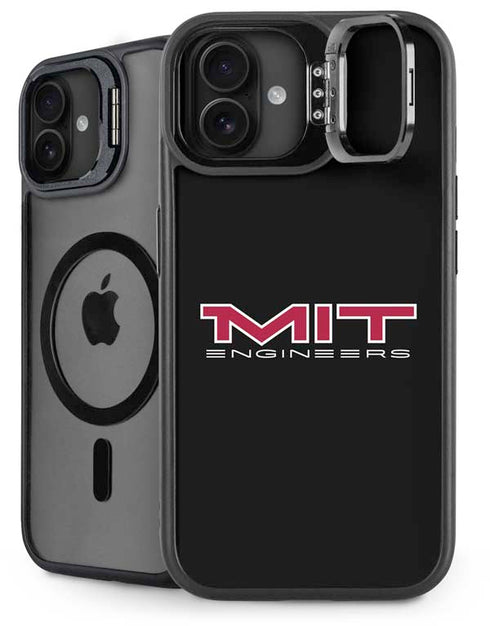 Massachusetts Institute of Technology MIT Engineers Black iPhone 16 Plus Kickstand Case