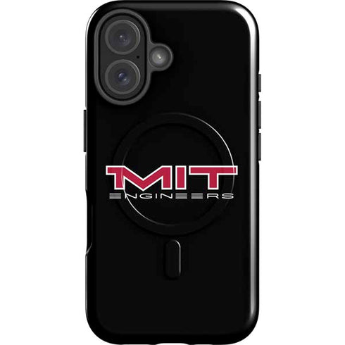 Massachusetts Institute of Technology MIT Engineers Black iPhone 16 Plus Magsafe Impact Case