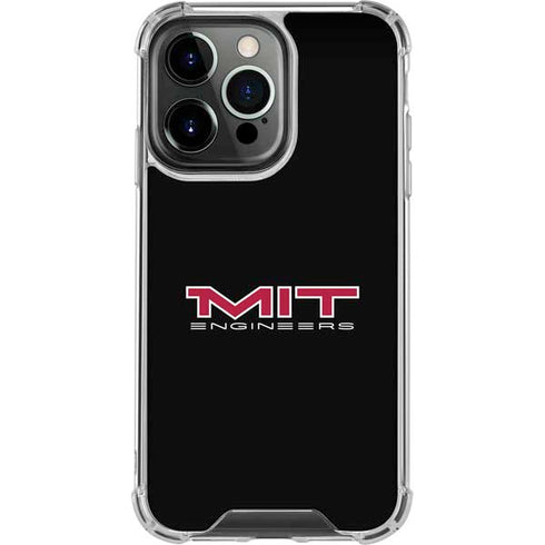 Massachusetts Institute of Technology MIT Engineers Black iPhone 16 Pro Clear Case