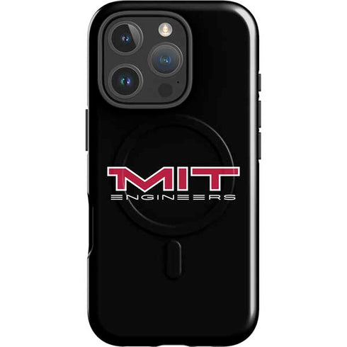 Massachusetts Institute of Technology MIT Engineers Black iPhone 16 Pro Magsafe Impact Case