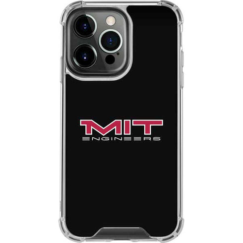 Massachusetts Institute of Technology MIT Engineers Black iPhone 16 Pro Max Clear Case