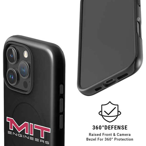 Massachusetts Institute of Technology MIT Engineers Black iPhone 16 Pro Max Magsafe Impact Case
