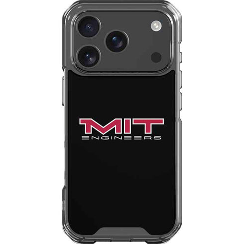 Massachusetts Institute of Technology MIT Engineers Black iPhone 18 Pro Clear Case
