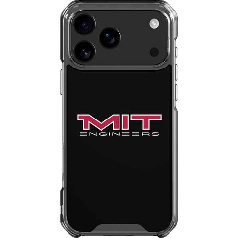 Massachusetts Institute of Technology MIT Engineers Black iPhone 18 Pro Max Clear Case