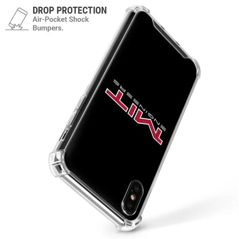 Massachusetts Institute of Technology MIT Engineers Black iPhone X/XS Clear Case
