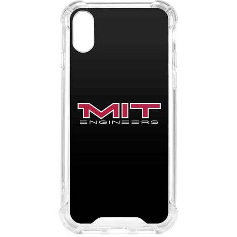 Massachusetts Institute of Technology MIT Engineers Black iPhone XS Clear Case