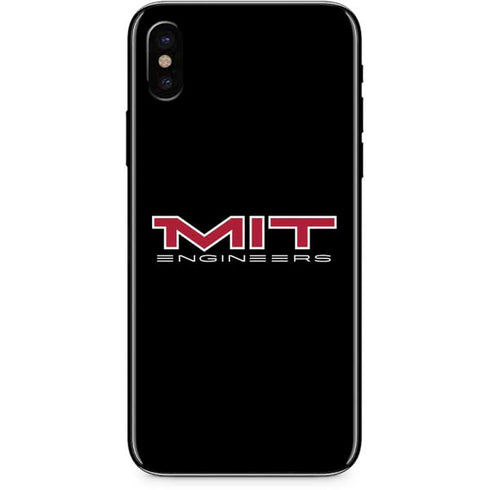 Massachusetts Institute of Technology MIT Engineers Black iPhone XS Skin
