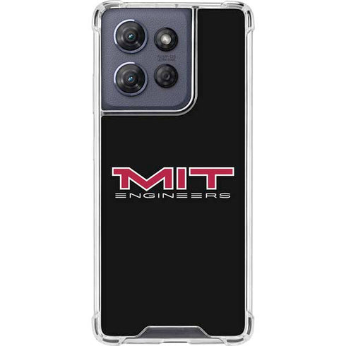 Massachusetts Institute of Technology MIT Engineers Black Moto G Play 5G (2025) Clear Case