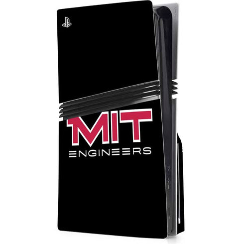 Massachusetts Institute of Technology MIT Engineers Black PS5 Pro Disk Console Skin