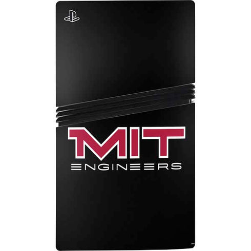 Massachusetts Institute of Technology MIT Engineers Black PS5 Pro Disk Console Skin
