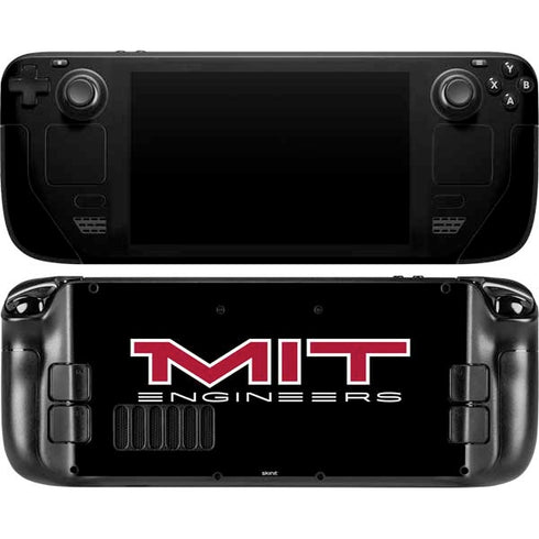 Massachusetts Institute of Technology MIT Engineers Black Steam Deck Handheld Gaming Computer OLED Skin