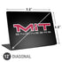 Massachusetts Institute of Technology MIT Engineers Black Universal Laptop 12in (9.8 x 6.8in) Skin