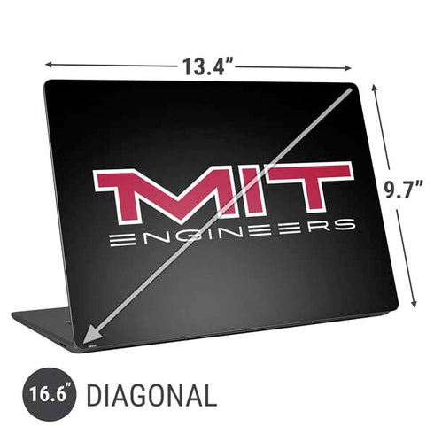 Massachusetts Institute of Technology MIT Engineers Black Universal Laptop 16.6in (13.4 x 9.7in) Skin
