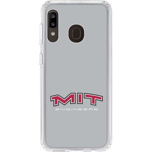 Massachusetts Institute of Technology MIT Engineers Grey Galaxy A20 Clear Case
