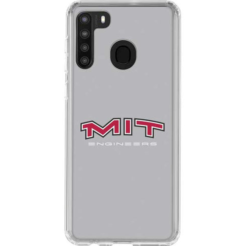 Massachusetts Institute of Technology MIT Engineers Grey Galaxy A21 Clear Case