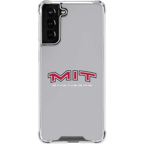 Massachusetts Institute of Technology MIT Engineers Grey Galaxy S21 FE Clear Case
