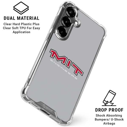 Massachusetts Institute of Technology MIT Engineers Grey Galaxy S26 Clear Case