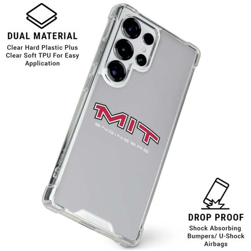 Massachusetts Institute of Technology MIT Engineers Grey Galaxy S26 Ultra Clear Case
