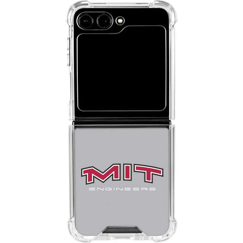 Massachusetts Institute of Technology MIT Engineers Grey Galaxy Z Flip6 Clear Case