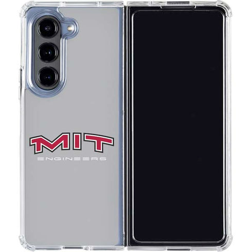 Massachusetts Institute of Technology MIT Engineers Grey Galaxy Z Fold5 5G Clear Case