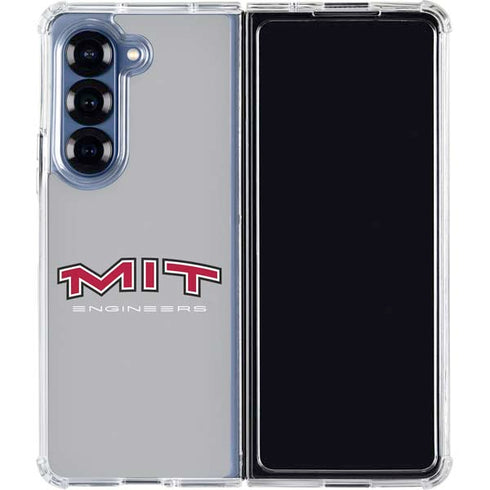 Massachusetts Institute of Technology MIT Engineers Grey Galaxy Z Fold6 Clear Case