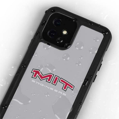 Massachusetts Institute of Technology MIT Engineers Grey iPhone 12 Mini Waterproof Case