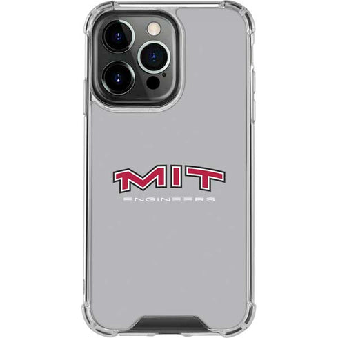 Massachusetts Institute of Technology MIT Engineers Grey iPhone 14 Pro Clear Case