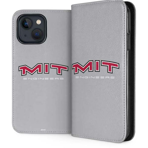 Massachusetts Institute of Technology MIT Engineers Grey iPhone 15 Plus Folio Case