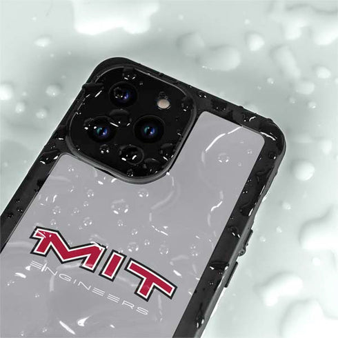 Massachusetts Institute of Technology MIT Engineers Grey iPhone 15 Pro Waterproof Case