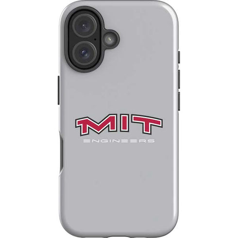 Massachusetts Institute of Technology MIT Engineers Grey iPhone 16 Impact Case