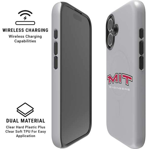 Massachusetts Institute of Technology MIT Engineers Grey iPhone 16 Magsafe Impact Case