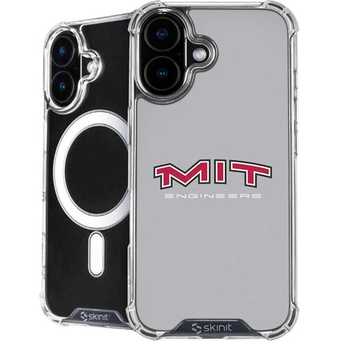 Massachusetts Institute of Technology MIT Engineers Grey iPhone 16 Plus MagSafe Case