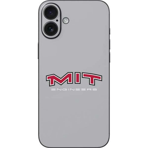 Massachusetts Institute of Technology MIT Engineers Grey iPhone 16 Plus Skin