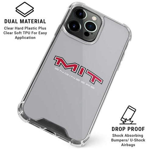 Massachusetts Institute of Technology MIT Engineers Grey iPhone 16 Pro Clear Case