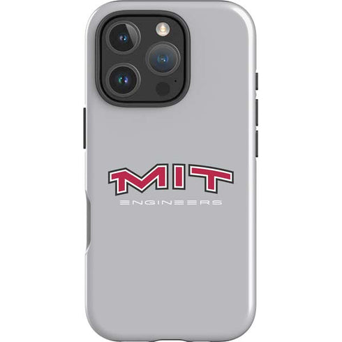 Massachusetts Institute of Technology MIT Engineers Grey iPhone 16 Pro Max Impact Case