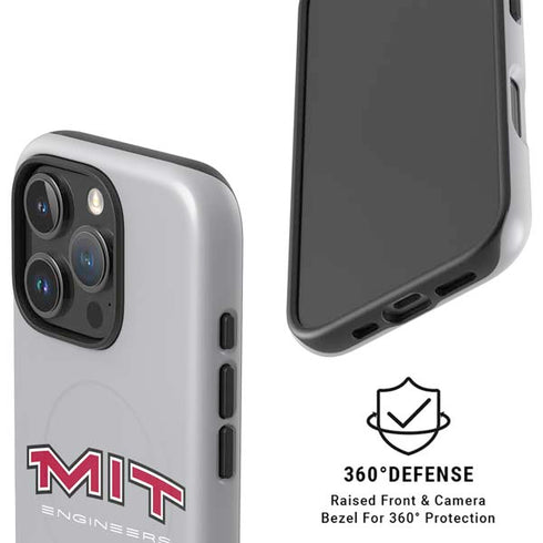 Massachusetts Institute of Technology MIT Engineers Grey iPhone 16 Pro Max Magsafe Impact Case