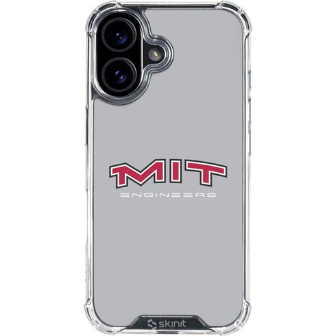 Massachusetts Institute of Technology MIT Engineers Grey iPhone 17 Clear Case
