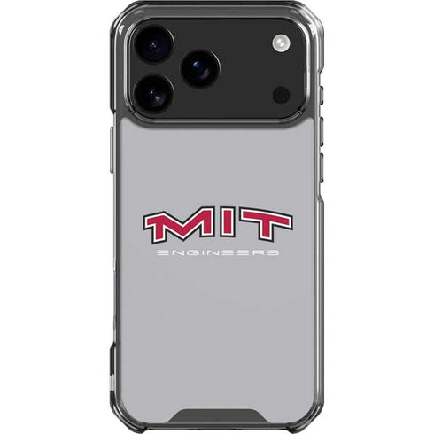 Massachusetts Institute of Technology MIT Engineers Grey iPhone 18 Pro Max Clear Case