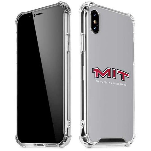 Massachusetts Institute of Technology MIT Engineers Grey iPhone X/XS Clear Case