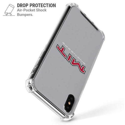 Massachusetts Institute of Technology MIT Engineers Grey iPhone X/XS Clear Case