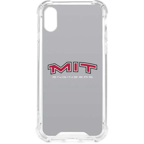 Massachusetts Institute of Technology MIT Engineers Grey iPhone XS Clear Case