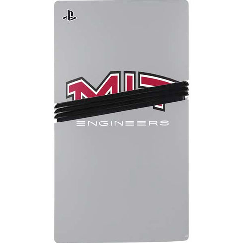 Massachusetts Institute of Technology MIT Engineers Grey PS5 Pro Console Skin