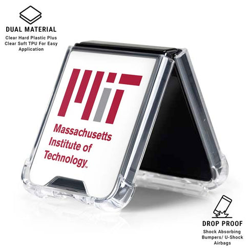 Massachusetts Institute of Technology MIT Logo Galaxy Z Flip6 Clear Case