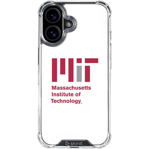 Massachusetts Institute of Technology MIT Logo iPhone 16 Plus Clear Case