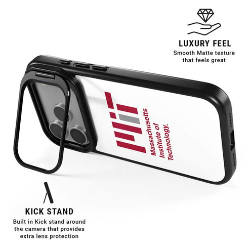Massachusetts Institute of Technology MIT Logo iPhone 17 Pro Max Kickstand Case