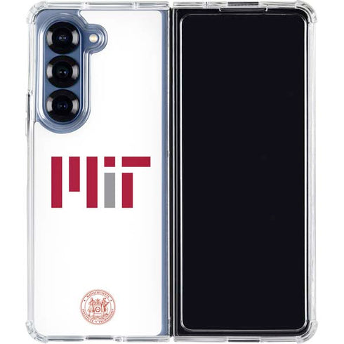 Massachusetts Institute of Technology MIT Seal Galaxy Z Fold7 Clear Case