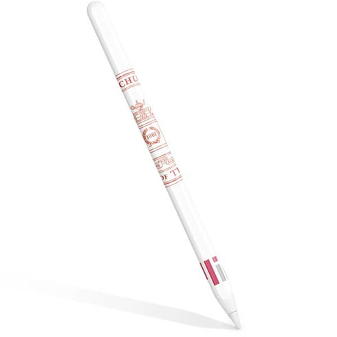 Massachusetts Institute of Technology MIT White Logo Apple Pencil (2nd Gen 2019) Skin