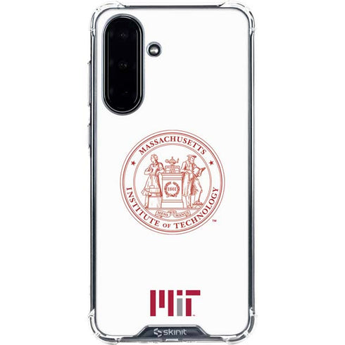 Massachusetts Institute of Technology MIT White Logo Galaxy A36 5G Clear Case