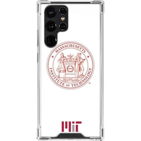 Massachusetts Institute of Technology MIT White Logo Galaxy S23 Ultra Clear Case