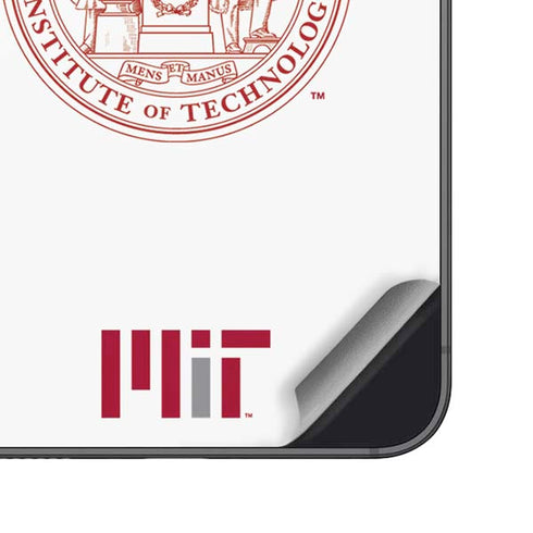 Massachusetts Institute of Technology MIT White Logo Galaxy S24 Plus Skin
